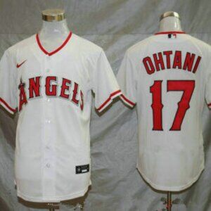 17 Shohei Ohtani White Stitched Jersey